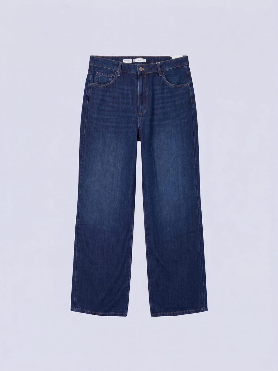 Jean large à taille haute