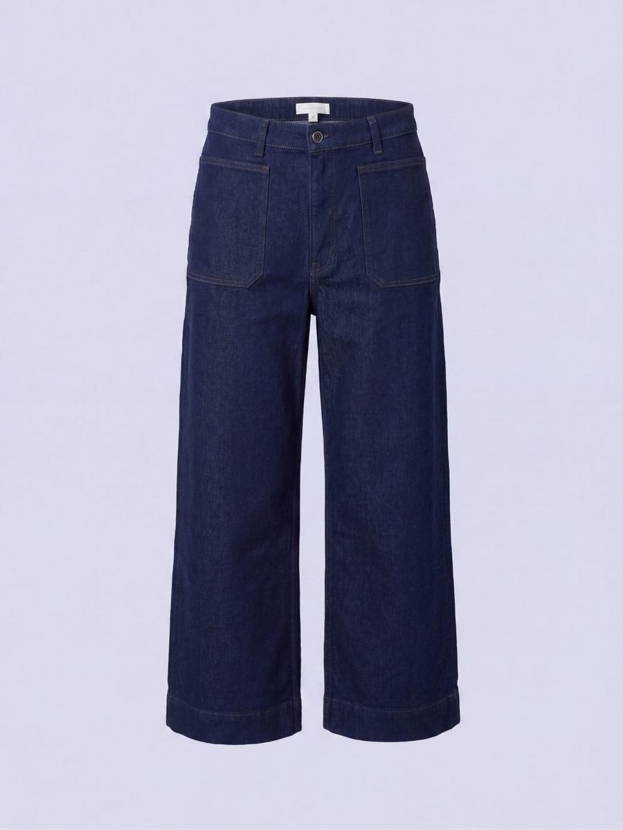 Jean large taille haute