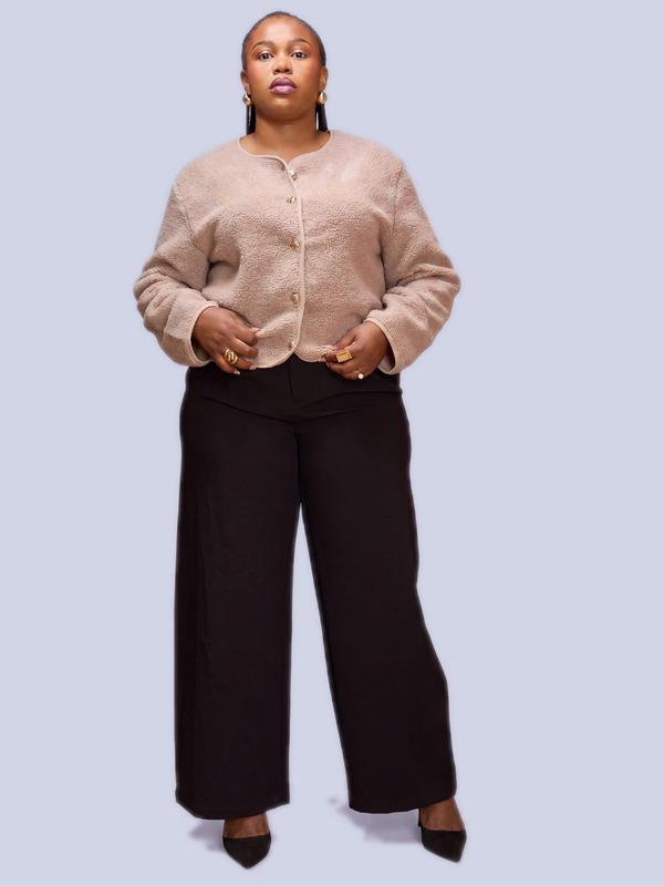 Pantalon large à pinces