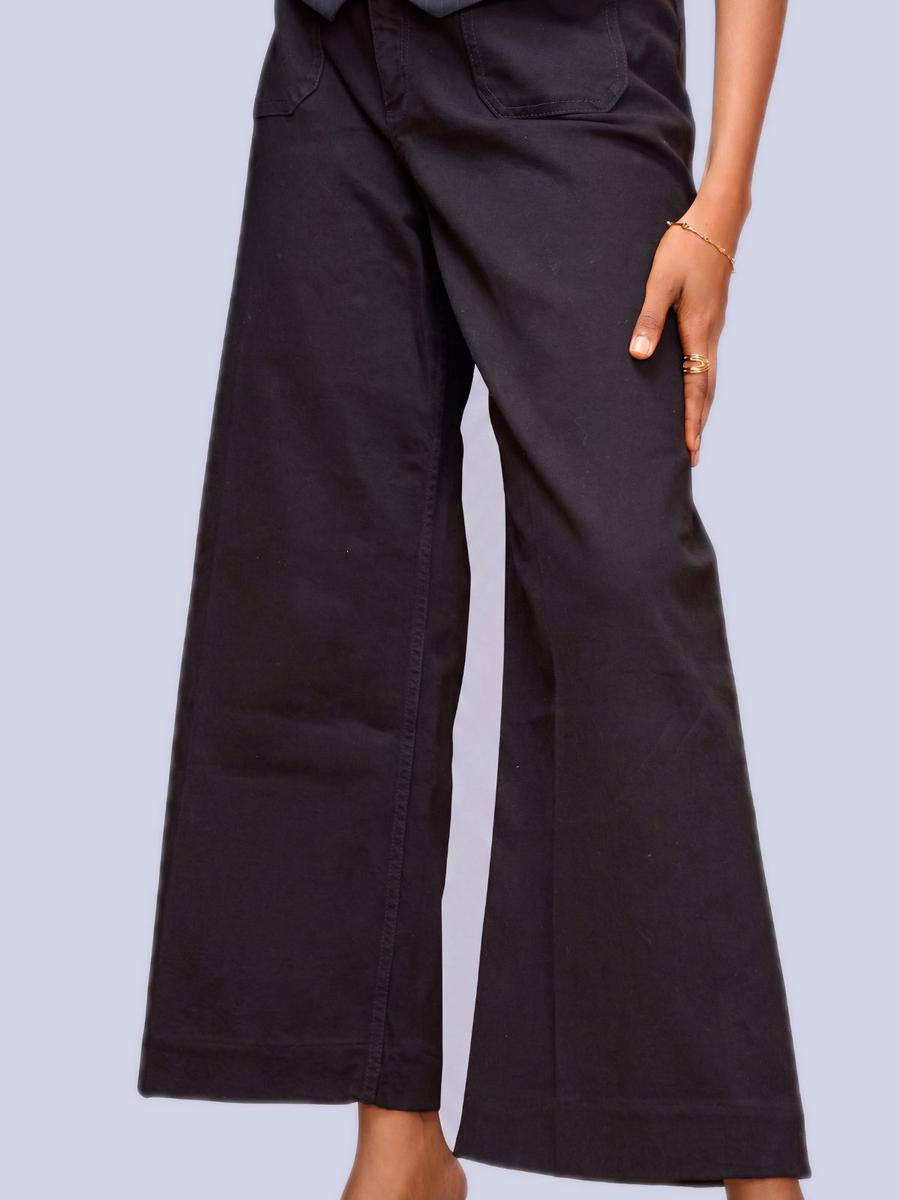 Pantalon jean large noir
