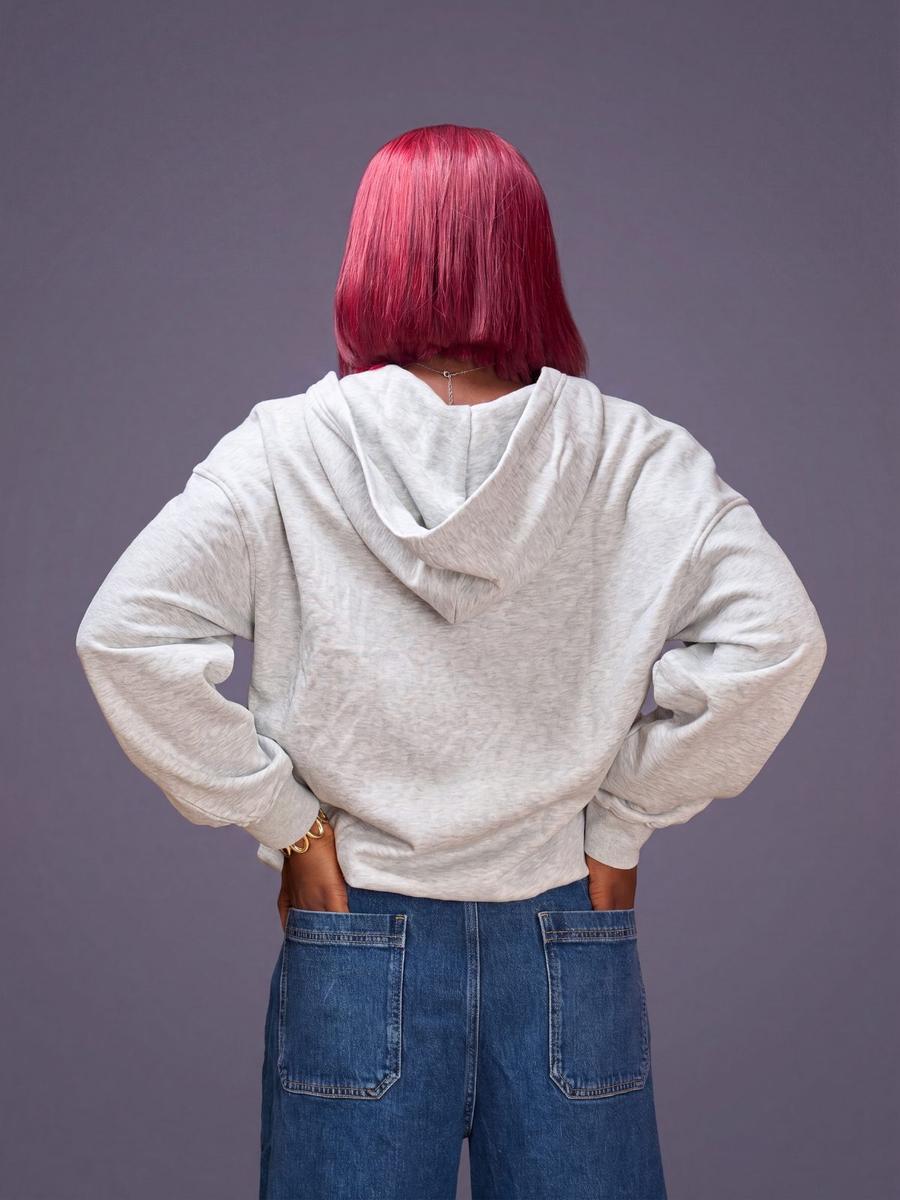 Sweat à capuche zippé