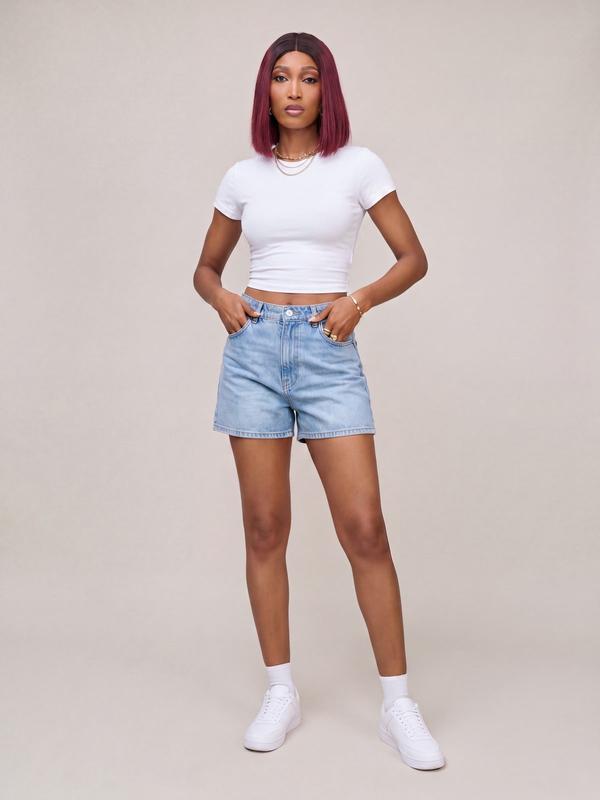 T-shirt crop top