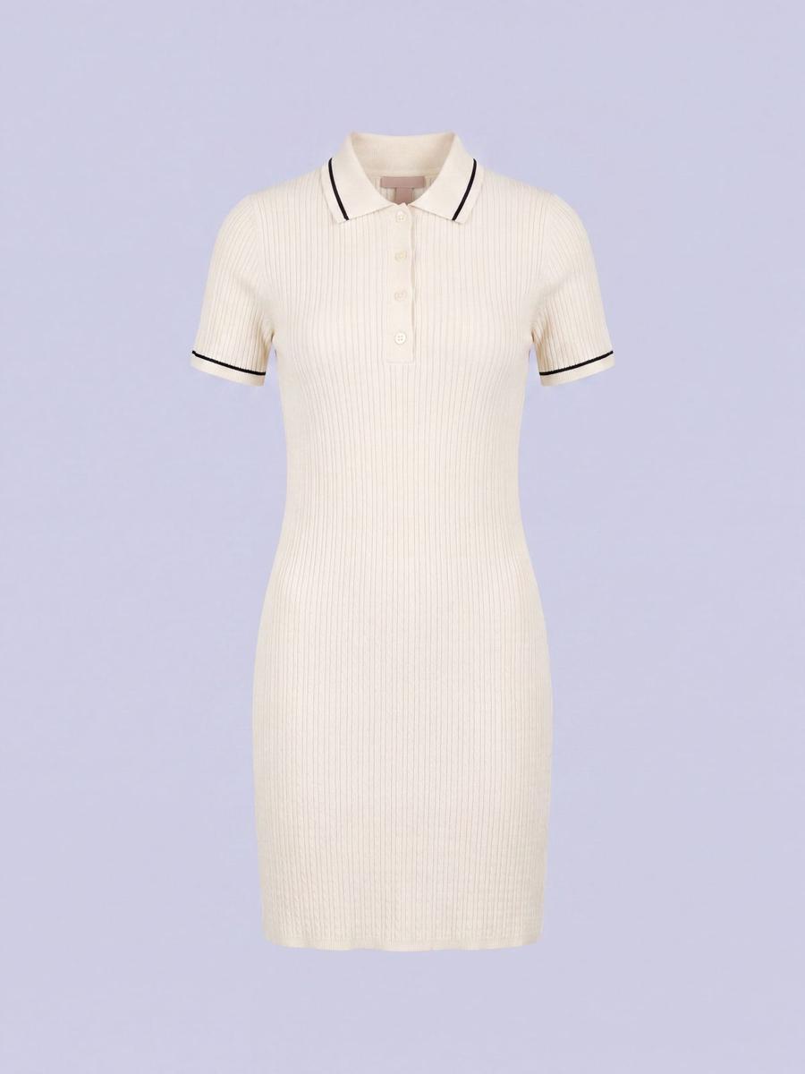 Robe polo en maille