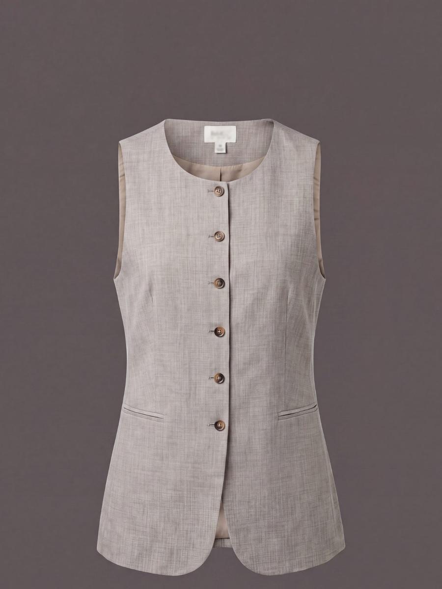 Gilet sans manches droit