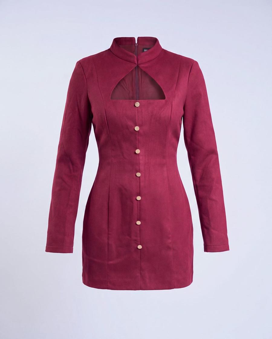 Mini robe col Mao