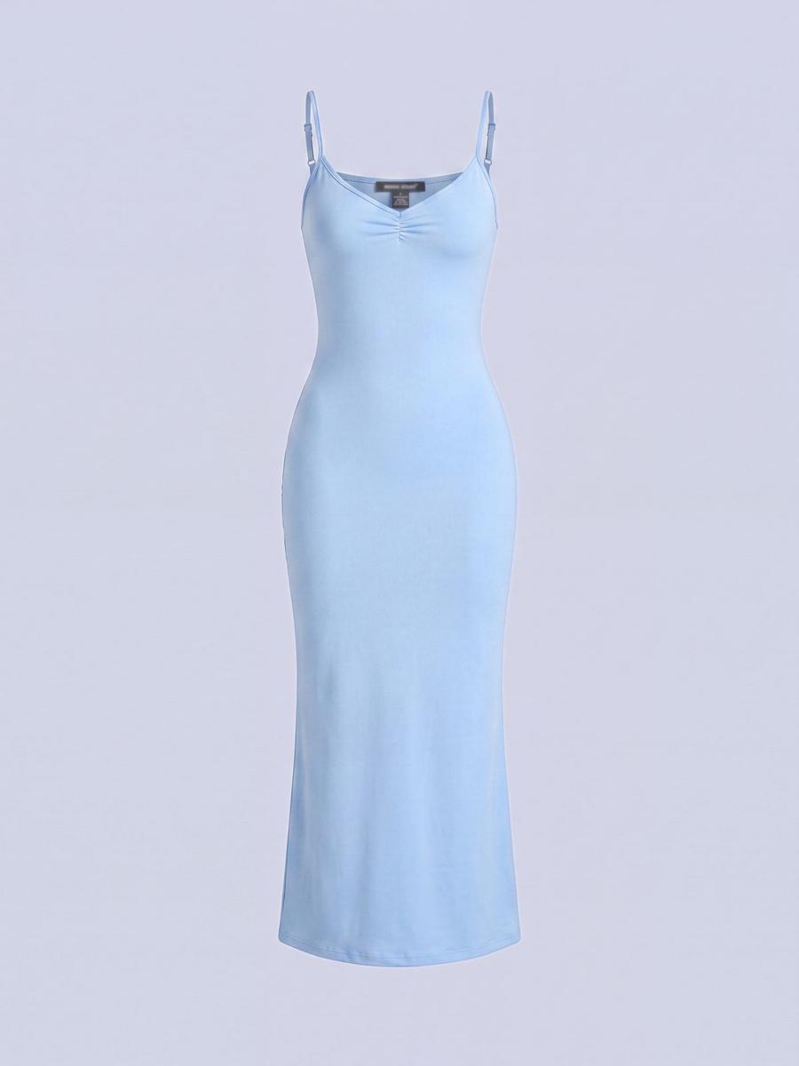 Robe longue moulante