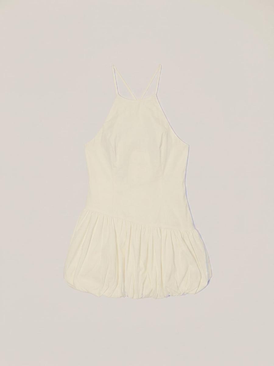 Mini Robe ballon à dos nu
