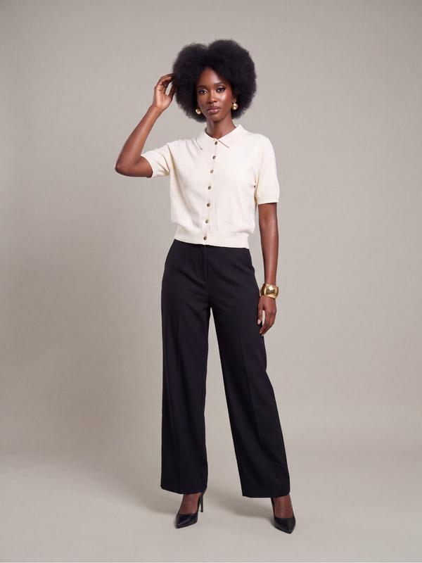 Gilet maille boutonné