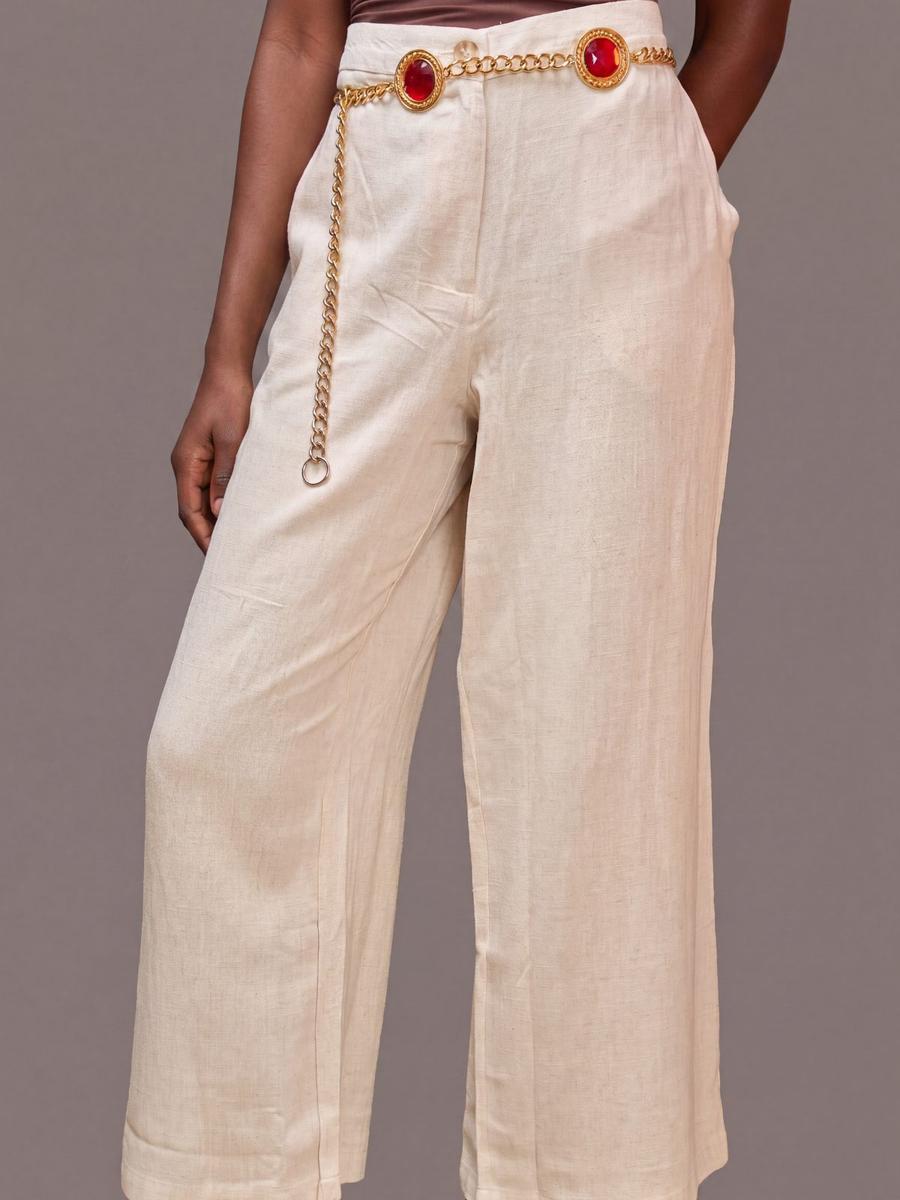 Pantalon large fluide