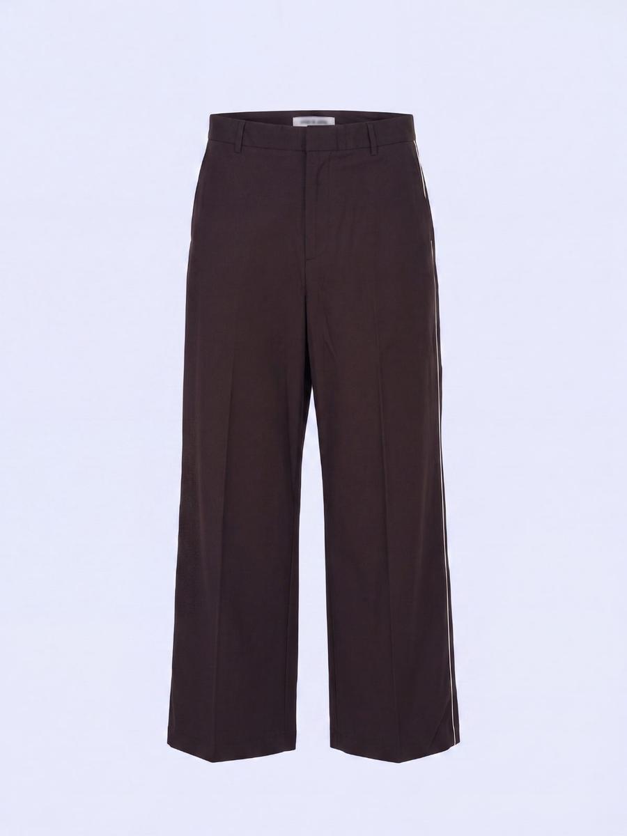 Pantalon large liseré