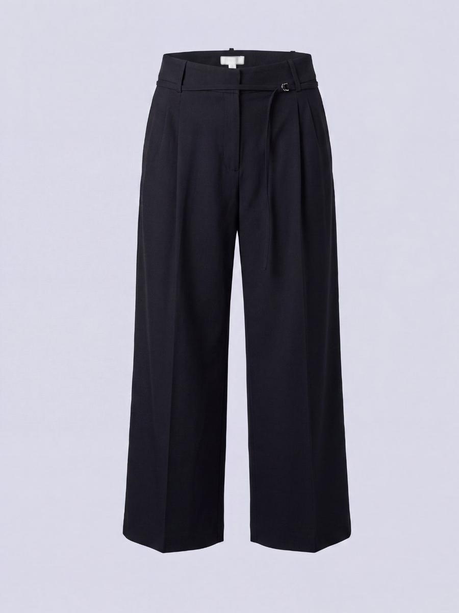 Pantalon large ceinturé