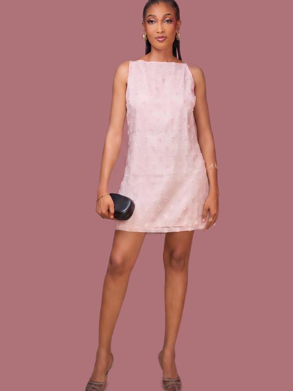 Mini robe détails floraux