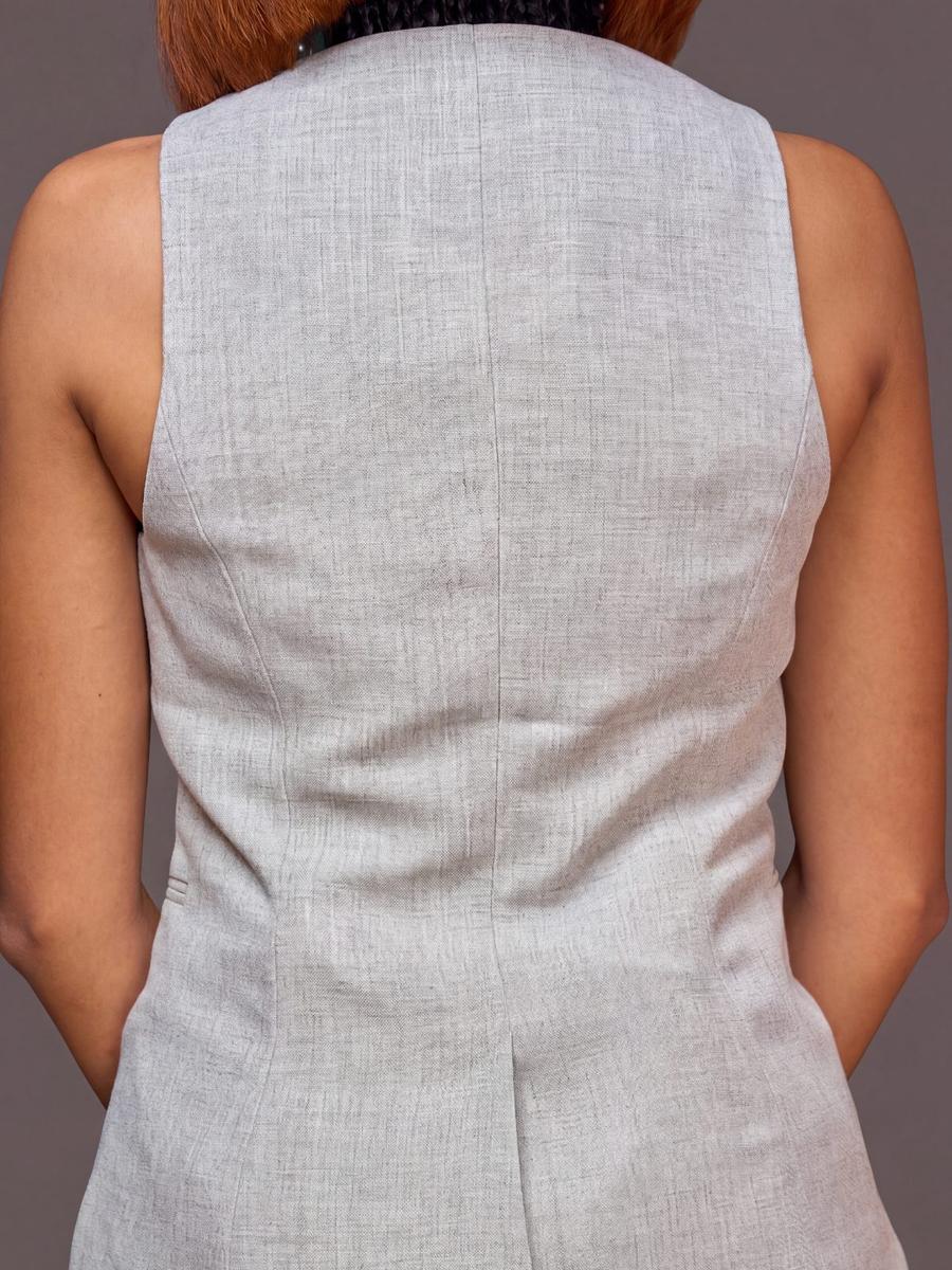 Gilet sans manches droit