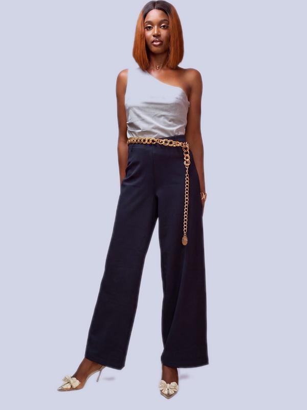Pantalon droit fluide