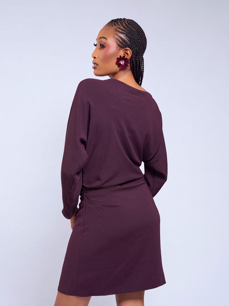 Mini robe col bateau